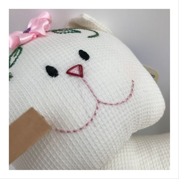 TL Toys Cat Kitten Embroidered Flowers Jointed Stuffed Plush Shelf Sitter 03 Tag - Picture 11 of 11